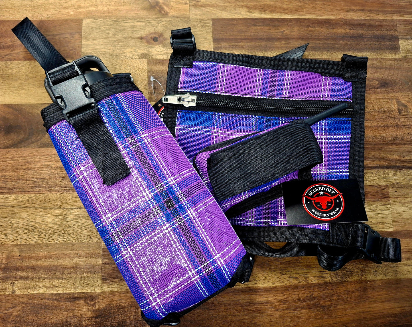 Square UHF Pouch and 1.4L Waterbottle holder package