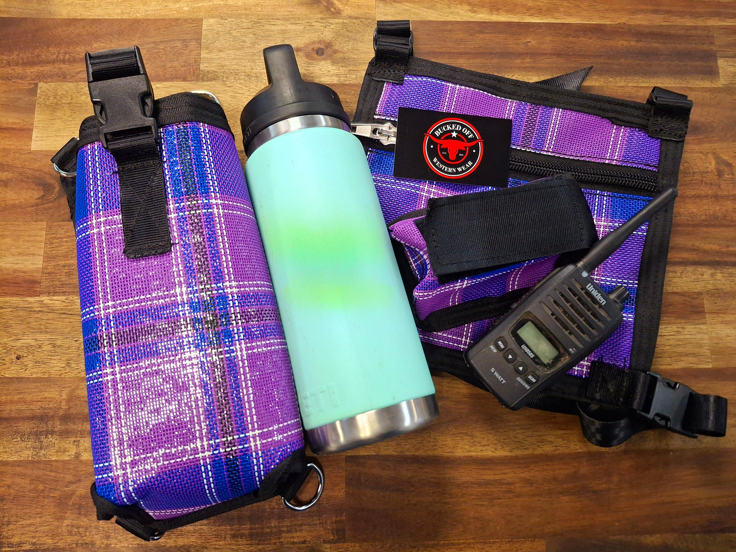 Square UHF Pouch and 1.4L Waterbottle holder package