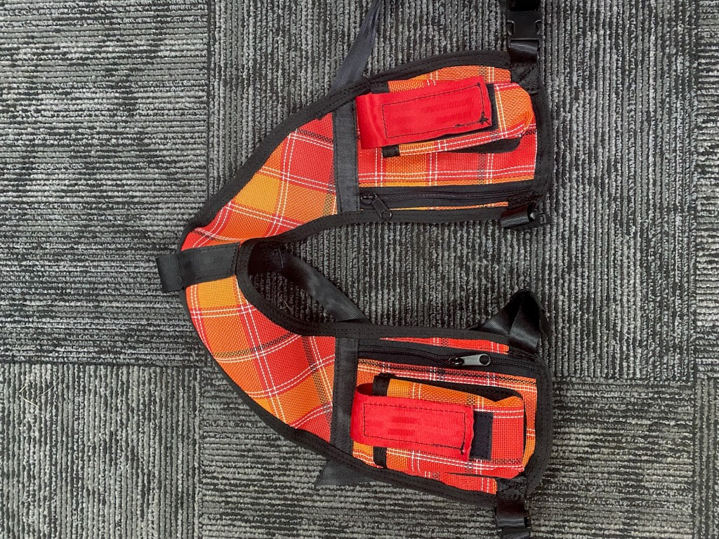 Double pocket Over shoulder UHF/GPS/Phone Holder