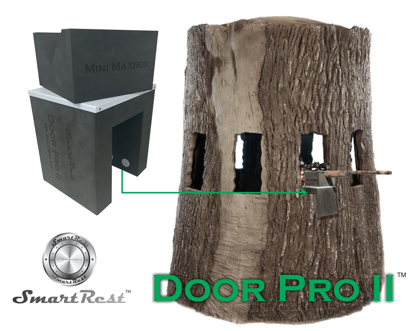 SmartRest DoorPro II Gun Rack and Rest