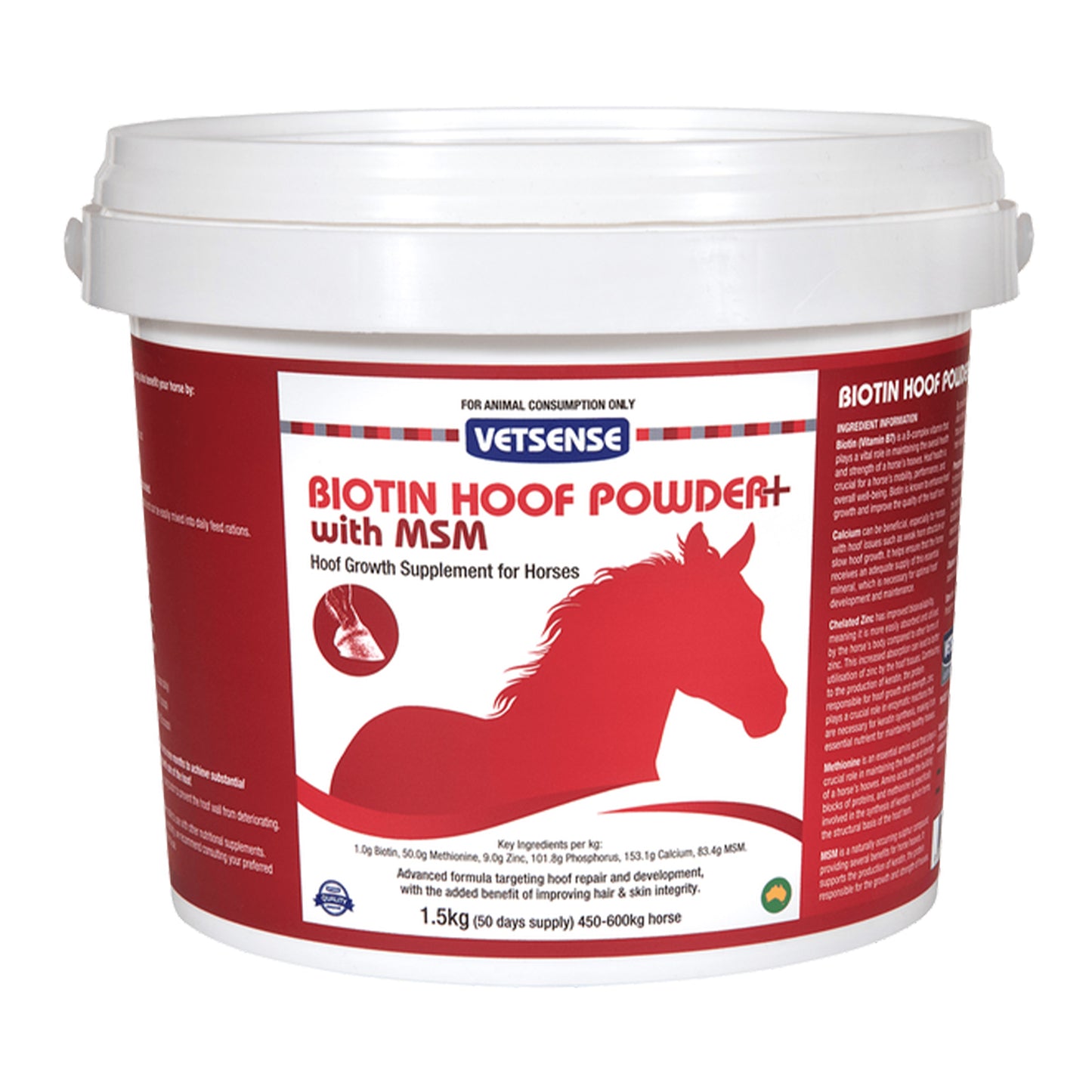 Vetsense Biotin Hoof Powder with MSM