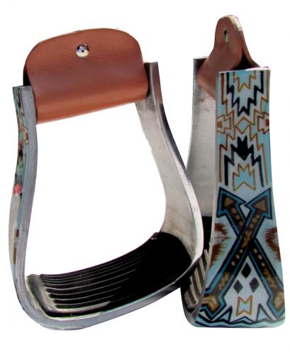 Navajo Arrow printed Stirrups