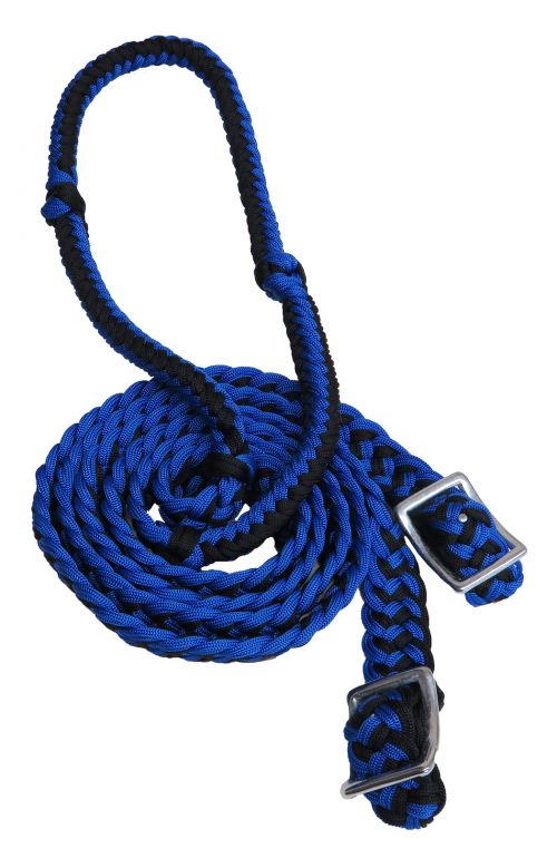 Braided Nylon Barrel racing Reins