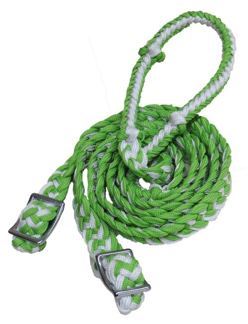 Braided Nylon Barrel racing Reins