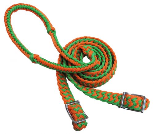 Braided Nylon Barrel racing Reins
