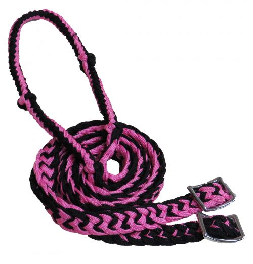 Braided Nylon Barrel racing Reins