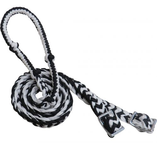 Braided Nylon Barrel racing Reins