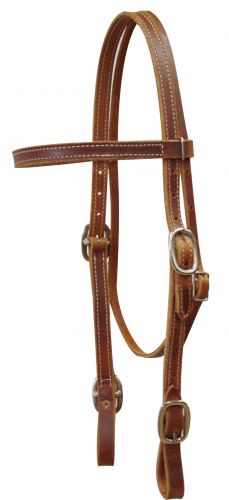 Double Stitched Herman Oak Work Bridle