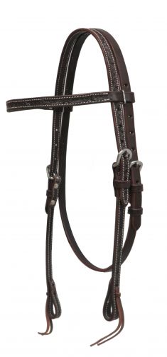 Barb Wire tooled Bridle
