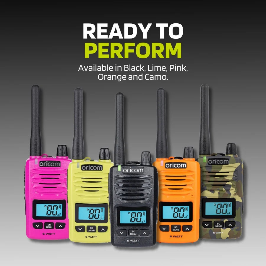 Oricom Waterproof 5 Watt Handheld UHF CB Radio