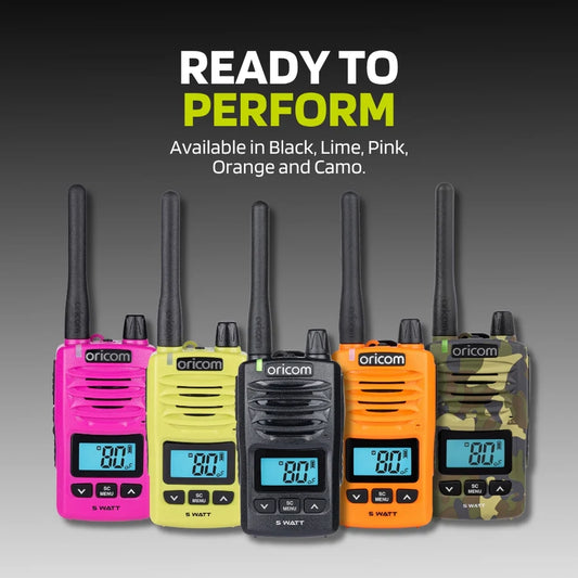 Oricom Waterproof 5 Watt Handheld UHF CB Radio