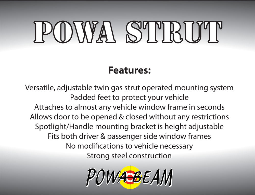 Powa Beam Powa Strut Window Setup for Spotlight