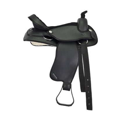 Status - Western Saddle - Black, 10"