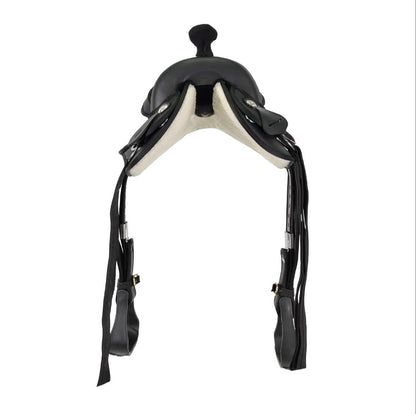 Status - Western Saddle - Black, 10"