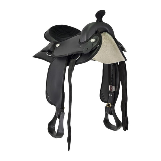 Status - Western Saddle - Black, 10"