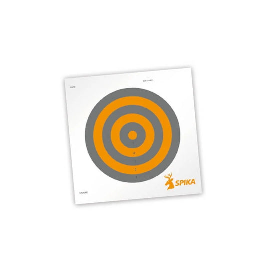 Spika Circle Paper Shooting Targets - 8 inch