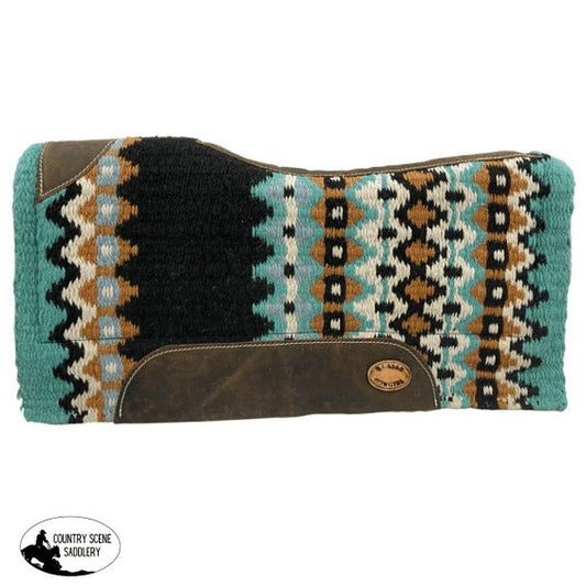 Barrel Style Turquoise, Orange and Black Coloured Memory Felt Bottom