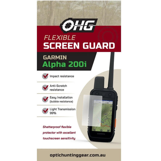Garmin Alpha 200 / 200i / 300 / 300i Handheld Iron Screen Protector