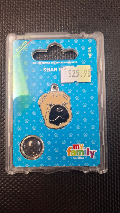 My Family Engraved Pet Tags Dog Breeds