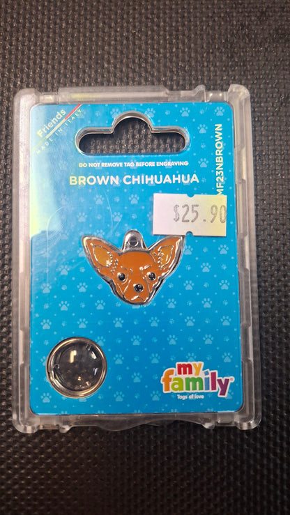 My Family Engraved Pet Tags Dog Breeds