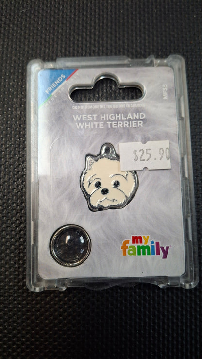 My Family Engraved Pet Tags Dog Breeds