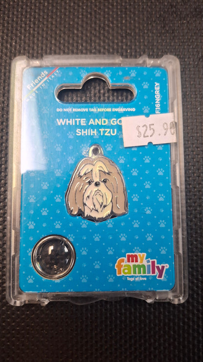 My Family Engraved Pet Tags Dog Breeds