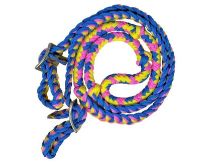 Braided Nylon Barrel racing  Reins