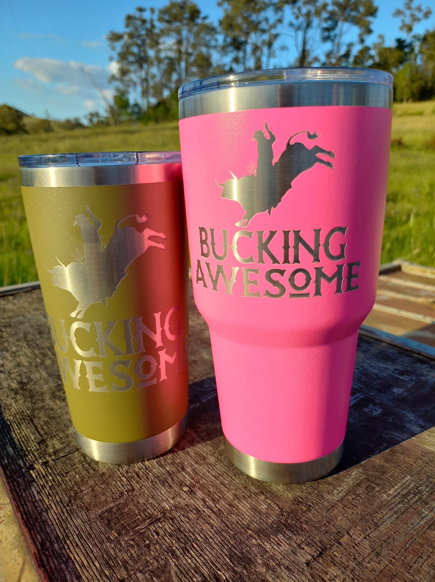 Bucking Awesome Stainless Steel Tumblers