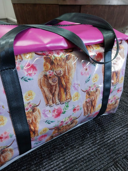Highland Cow PVC Bag