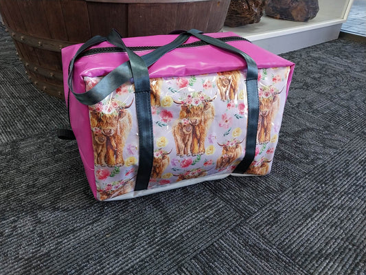 Highland Cow PVC Bag