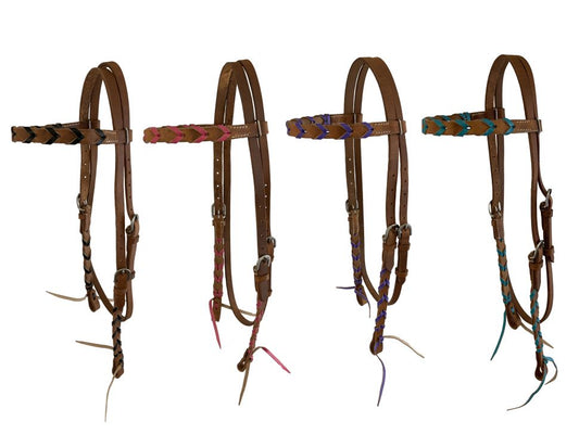 Soft Leather Laced Bridles