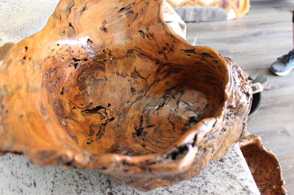 Hand crafted Southern Western QLD River Red Gum Burl Bowl