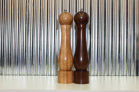 Tall Handcrafted Salt and Pepper Shakers