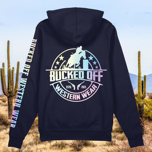 Pastel Rainbow Barrel Racer Hoodie