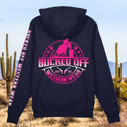 Pink Gradient Barrel Racer Hoodie